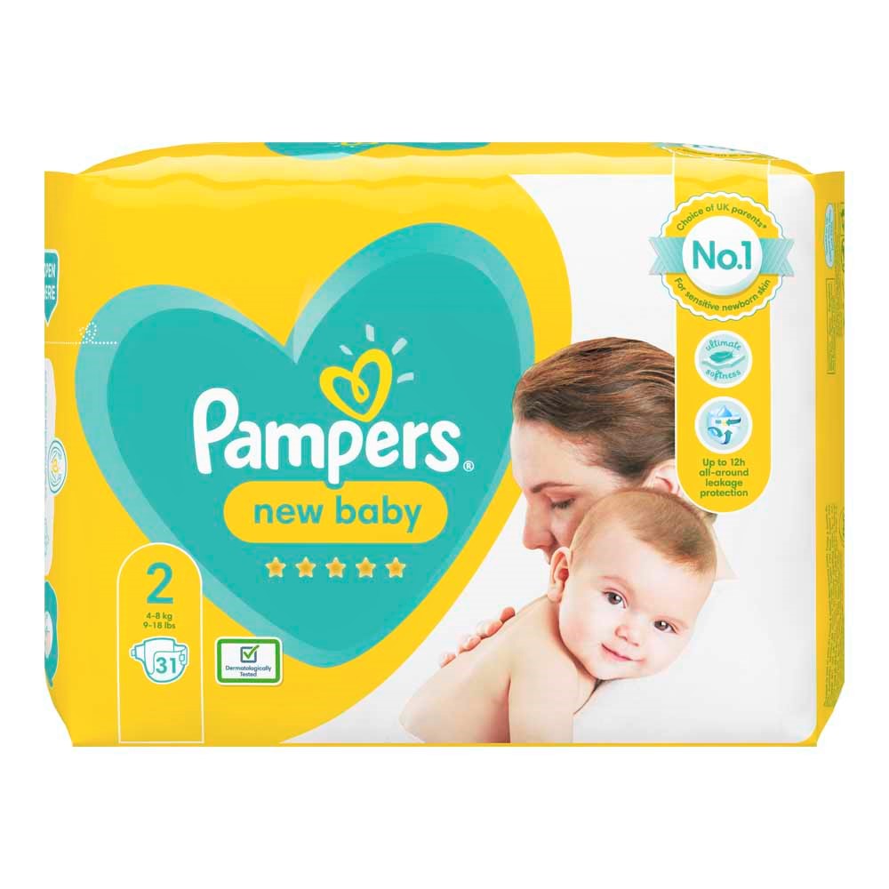 straal uitdrukking Editor Pampers new baby nappies, size 2, 4-8kg (31) - e-Medicina