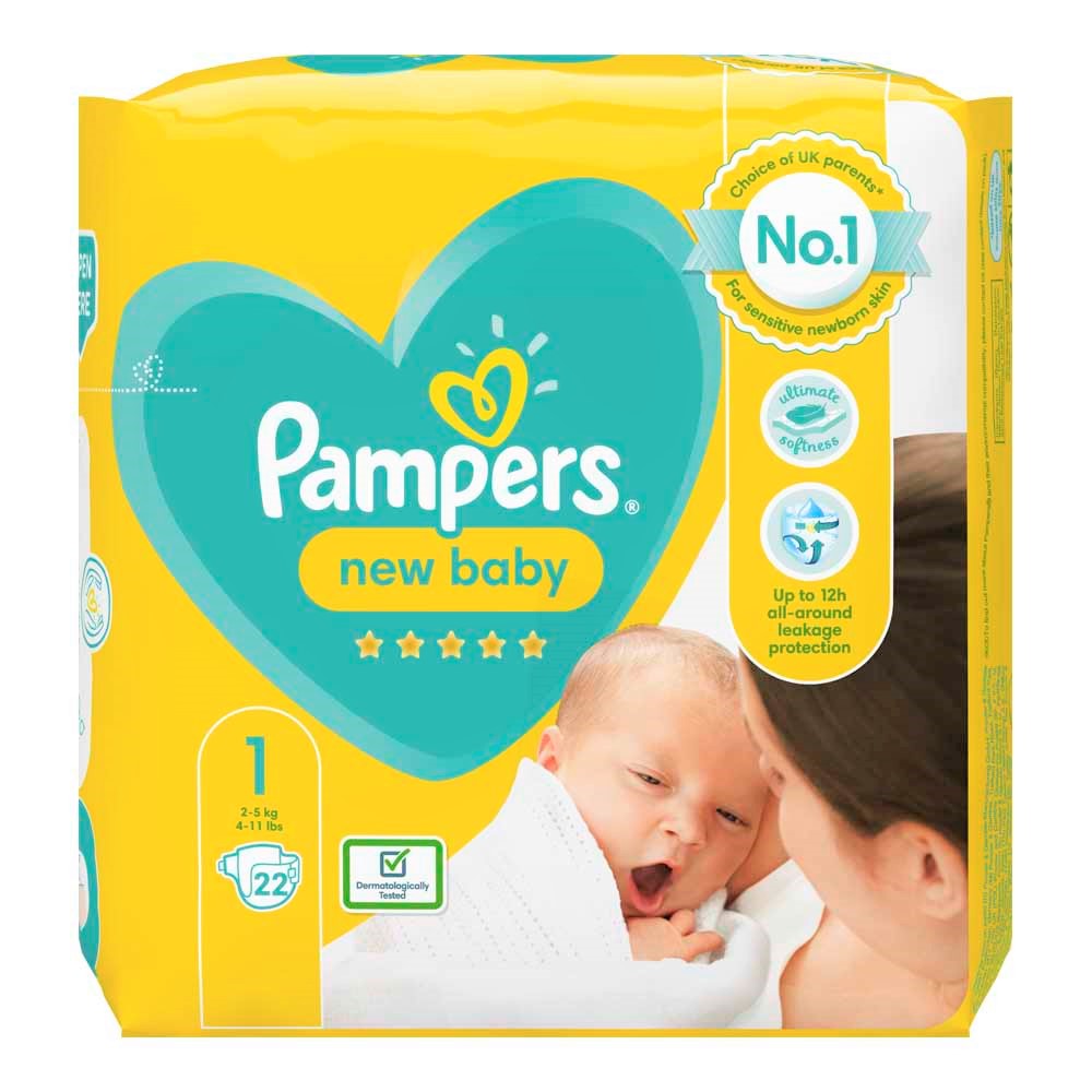 robbery submarine preview Pampers new baby nappies size 1, 2-5kg - 22 - e-Medicina